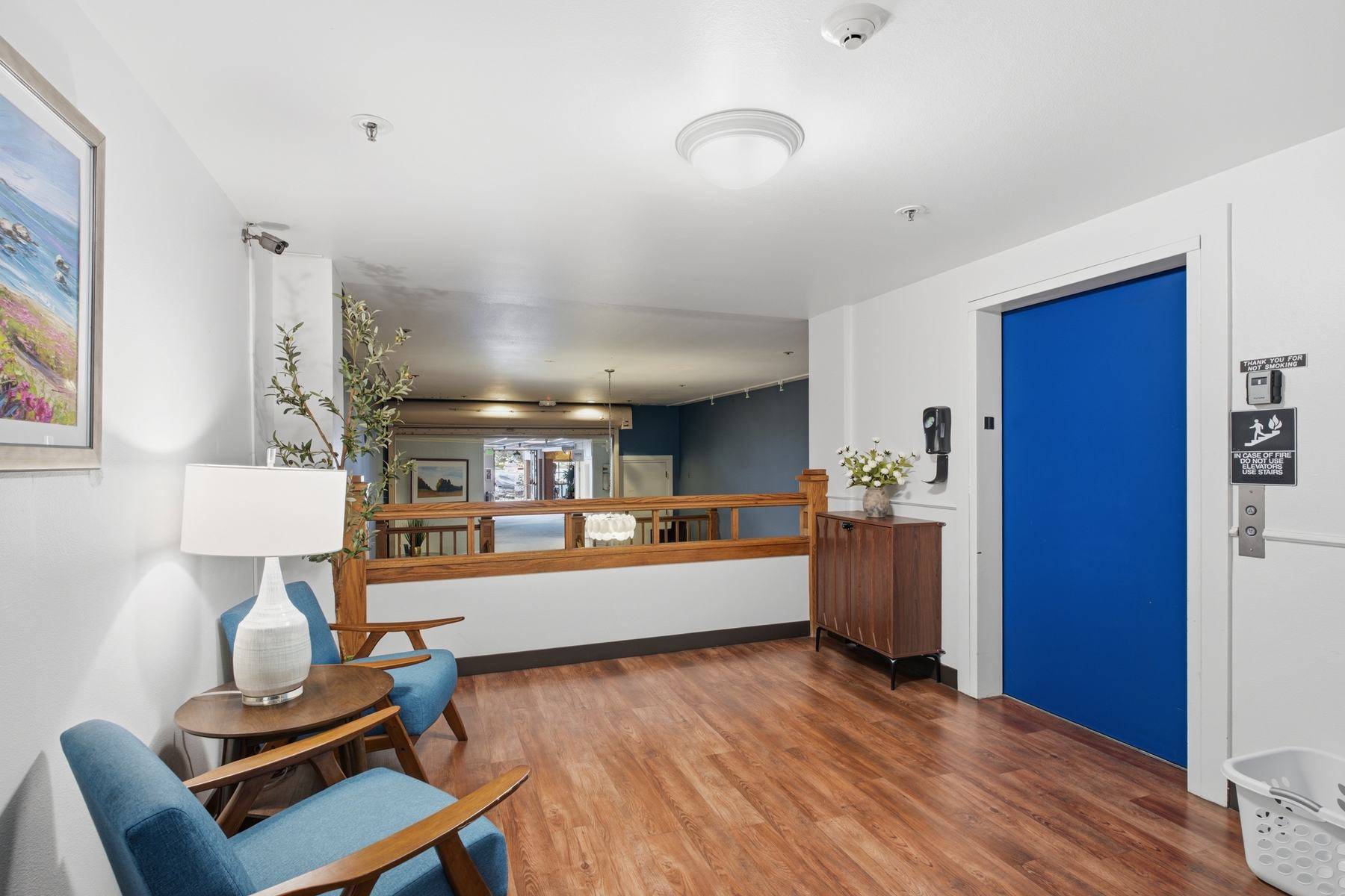 Lobby lounge by the elevator